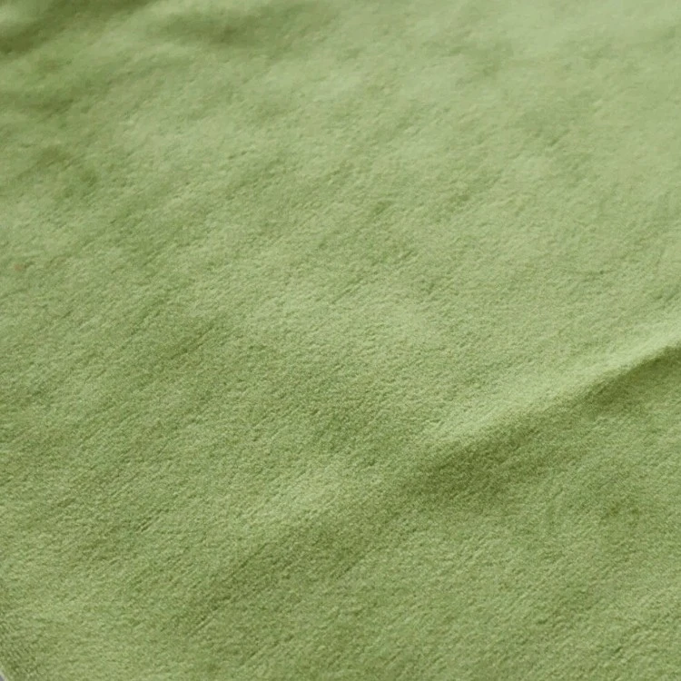 Green Soft Holland Velvet polsterējuma dīvāna audums, piemērots mājdzīvniekiem